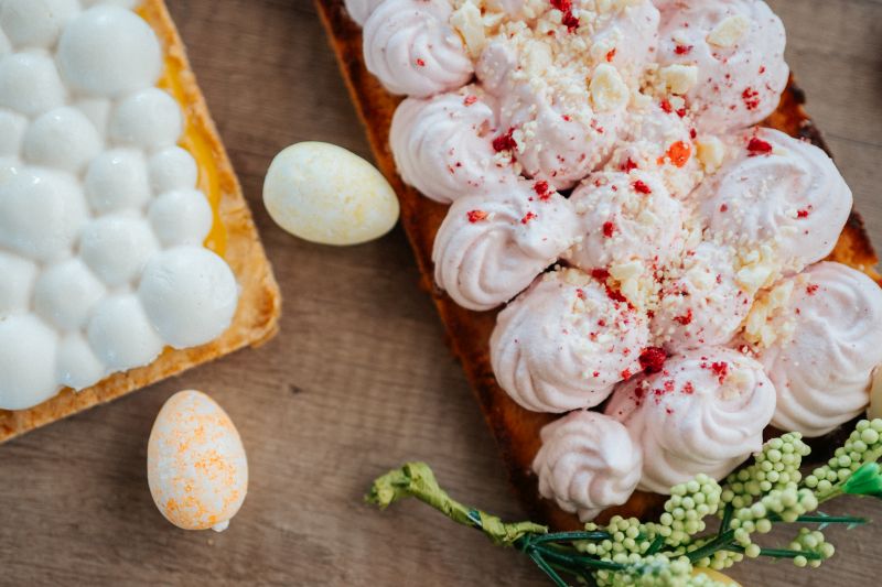 Mazurek malina biała czekolada1