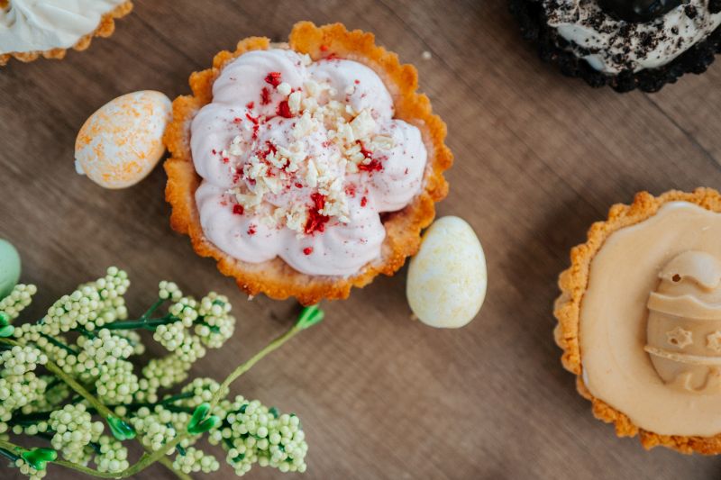 mini mazurek malina-biała czekolada